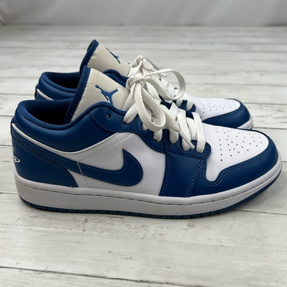 Jordan 1 Low Women’s Size 8.5 ‘Marina Blue’ Shoes [DC0774-114] - Picture 6 of 11